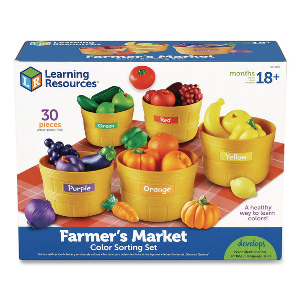 Learning Resources® Farmer's Market Color Sorting Set, Pre-K to K, 30 Pieces (LRNLER3060) Each