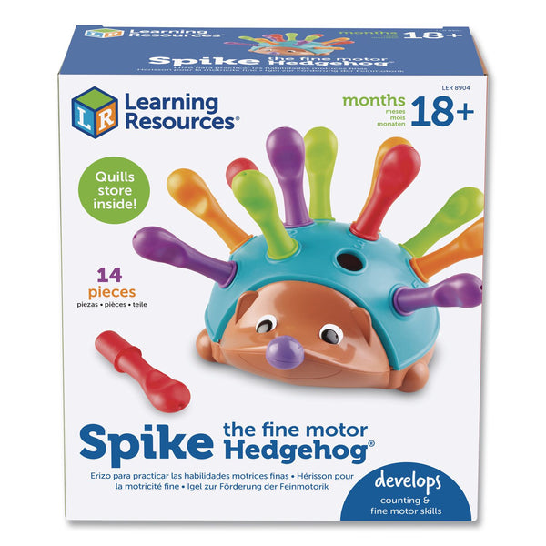 Learning Resources® Spike the Fine Motor Hedgehog, Pre-K, 14 Pieces (LRNLER8904) Each