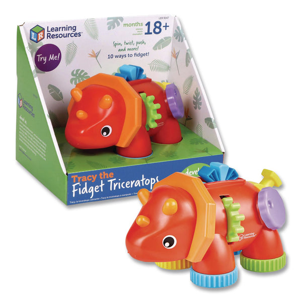 Learning Resources® Tracy the Fidget Triceratops, Pre-K to K (LRNLER9147) Each