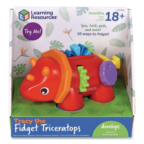 Learning Resources® Tracy the Fidget Triceratops, Pre-K to K (LRNLER9147) Each