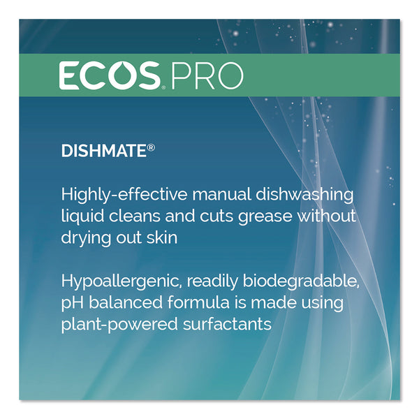 ECOS® PRO Dishmate Manual Dish Liquid, Free and Clear, 5 gal Pail (EOPPL972105) Each