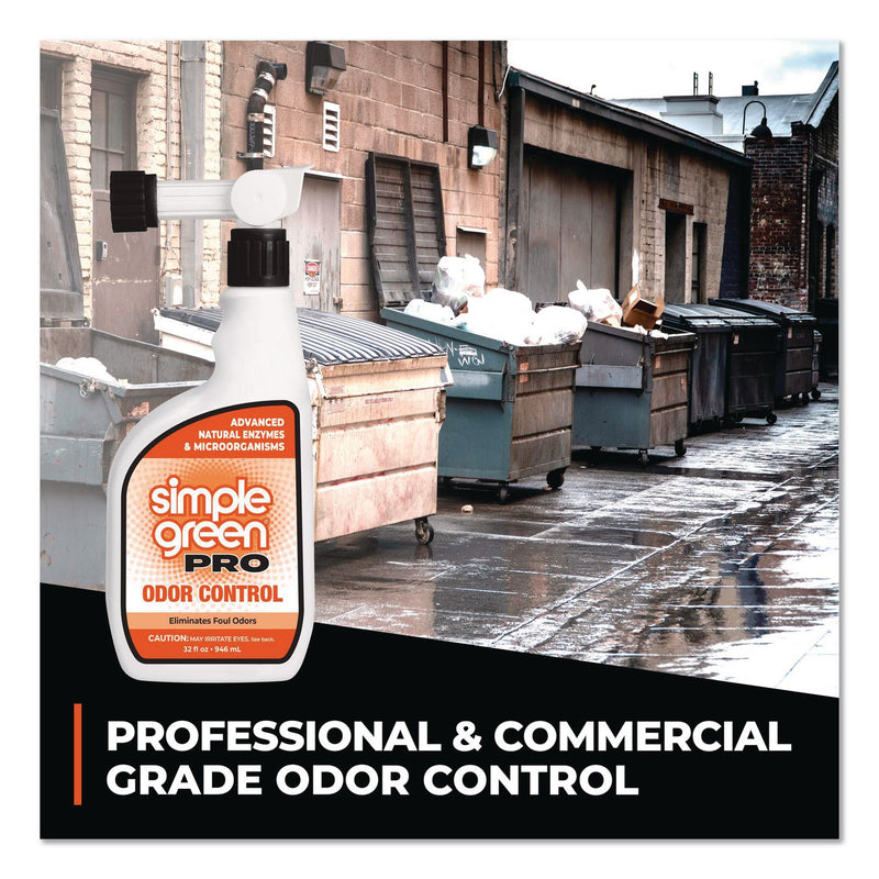 Simple Green® Pro Odor Control, Herbal, 32 oz Hose-End Spray Bottle, 6/Carton (SMP0705032) Case of 6