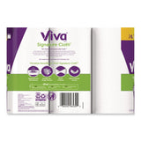 Viva® Signature Cloth Choose-A-Sheet Kitchen Roll Paper Towels,1-Ply, 5.1 x 11,White, 86 Sheets/Double Roll, 3 Rolls/PK, 8 Packs/CT (KCM56530) Case of 8