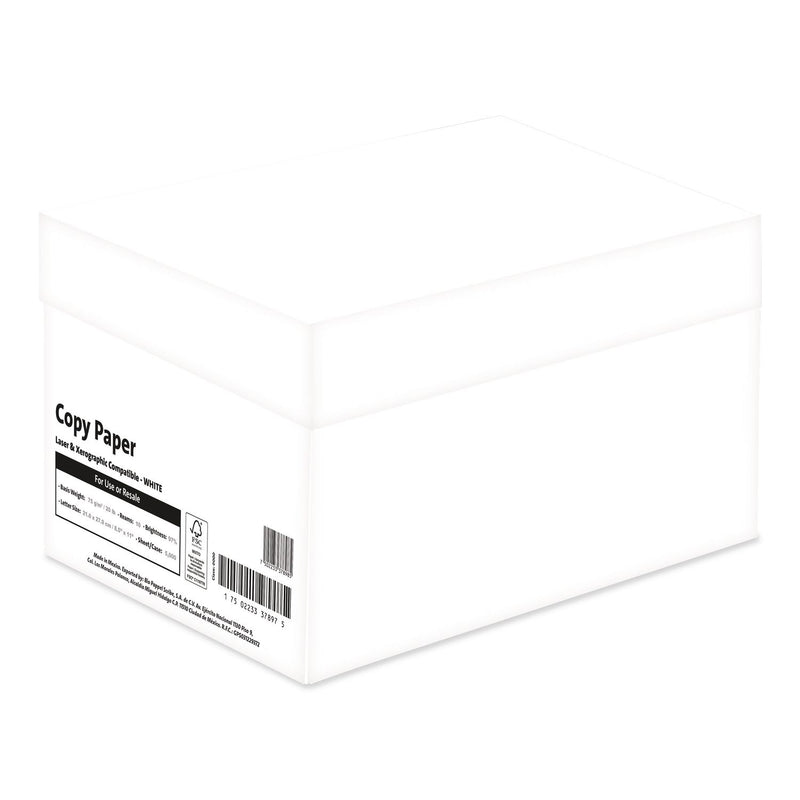 WHITEBOX Office Paper, 92 Bright, 20 lb Bond, 8.5 x 11, White, 500 Sheets/Ream, 10 Reams/Carton, 40 Cartons/Pallet, 21 PLT/Truckload (LPPXG811W9T1) 1 TL