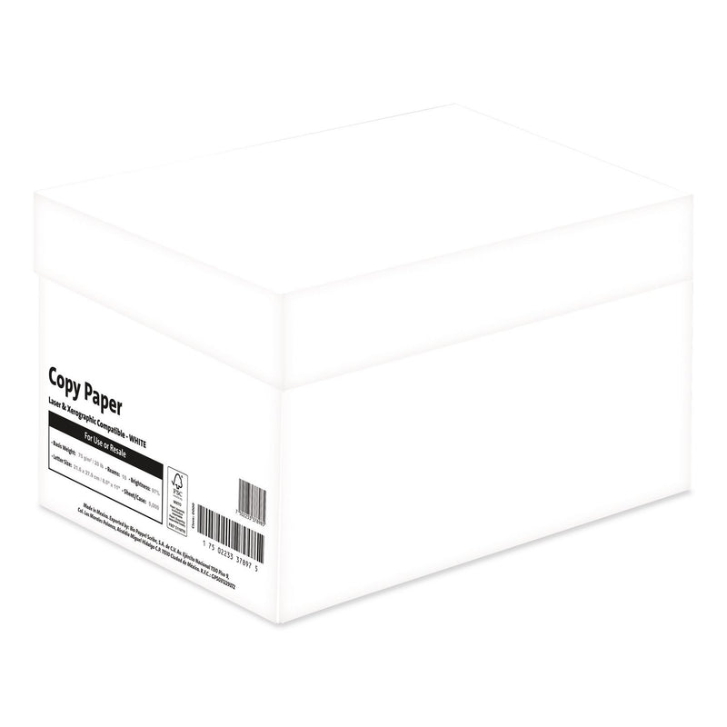 WHITEBOX Office Paper, 92 Bright, 20 lb Bond, 8.5 x 11, White, 500 Sheets/Ream,10 Reams/Carton, 40 Cartons/Pallet, 21 PLT/Truckload (LPPXG811W9T2) 1 TL