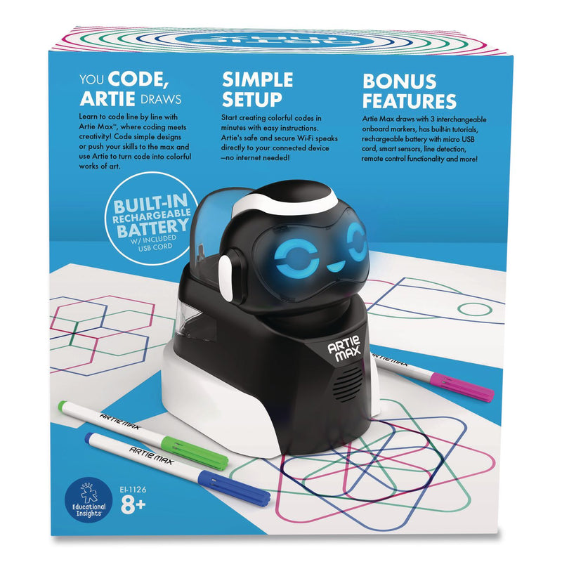 Educational Insights® Artie Max The Coding Robot, Grades 3 to 8 (EII1126) Each