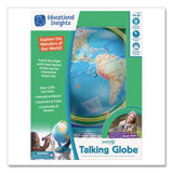 Educational Insights® Geosafari Jr. Talking Globe, 12" dia, Semi-Meridian Mount, Blue Base (EII8888) Each
