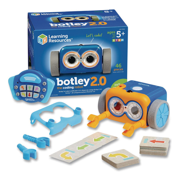Learning Resources® Botley 2.0 The Coding Robot, Grades K to 6, 46 Pieces (LRNLER2941) Each