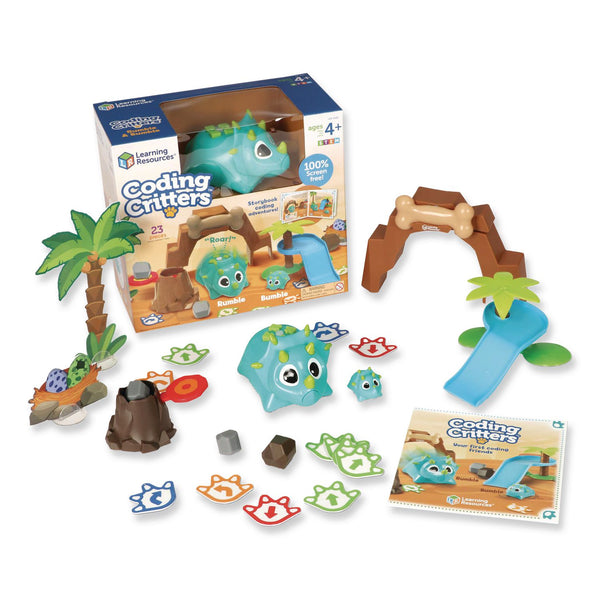 Learning Resources® Coding Critters: Rumble and Bumble, Grades Pre-K to 3, 23 Pieces (LRNLER3082) Each