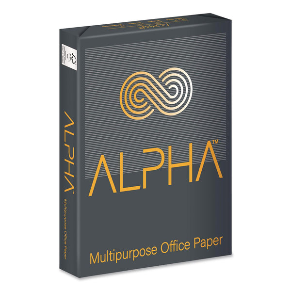 ALPHA™ Office Paper, 92 Bright, 20 lb Bond, 8.5 x 11, White, 500 Sheets/Ream,10 Reams/Carton, 40 CT/Pallet, 21 Pallets/Truckload (LPPALPHA811WT1) 1 TL