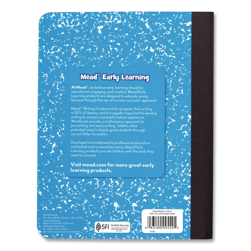 Mead Primary Journal, Composition, 100 Sheets, 7.5" x 9.8", AST (MEA9554) Each