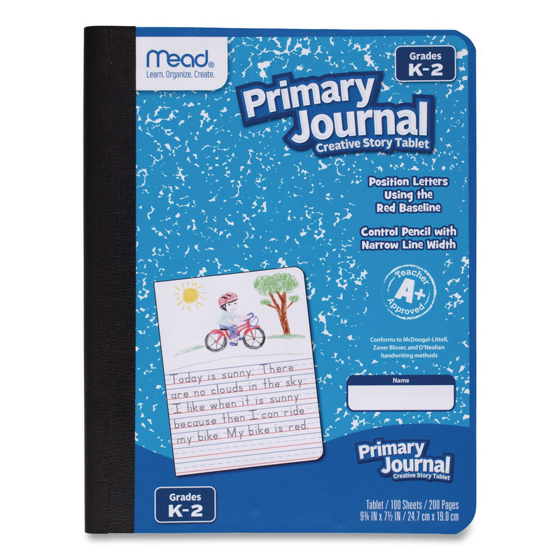 Mead Primary Journal, Composition, 100 Sheets, 7.5" x 9.8", AST (MEA9554) Each