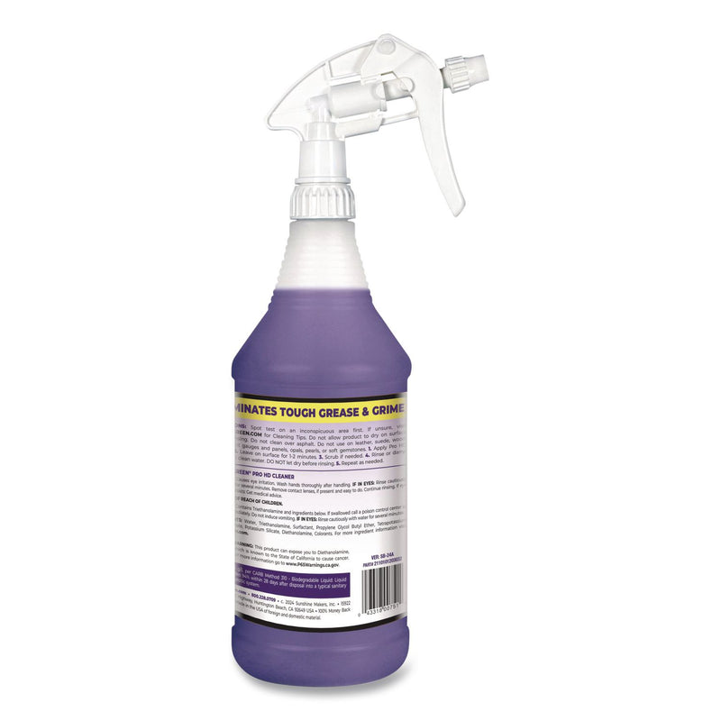 Simple Green® Pro HD Cleaner Ready-To-Use, 32 oz Spray Bottle, 12/Carton (SMP2103032) Case of 12