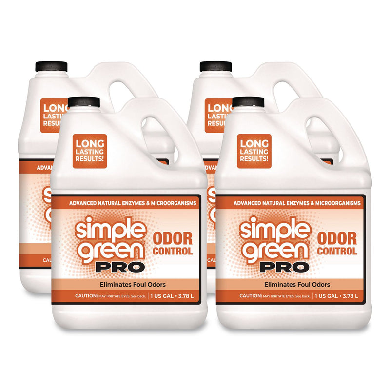 Simple Green® Pro Odor Control, Lemongrass Eucalyptus, 1 gal Bottle, 4/Carton (SMP0704128) Case of 4