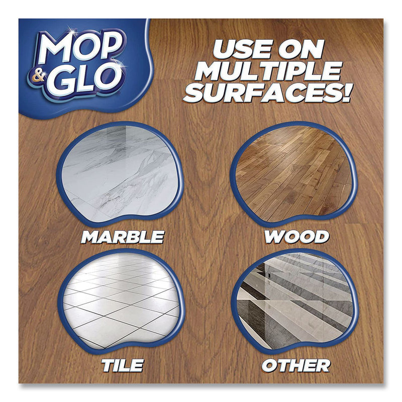 MOP & GLO® Ready to Use Multi-Surface Floor Cleaner, Fresh Citrus Scent, 32 oz Bottle, 4/Carton (RAC98563CT) Case of 4