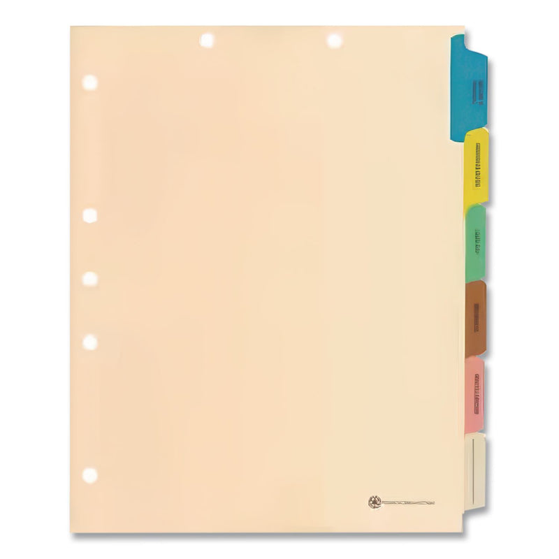 Medical Arts Press® 6-Tab Medical Chart Indexes, Side Tab, Assorted Medical, Manila, 65/Box (MAQ33159) Box of 65