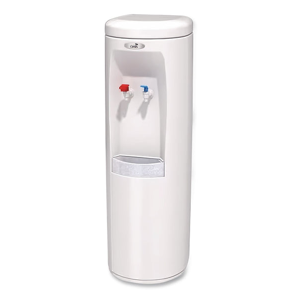 Oasis® Atlantis Hot and Cold Water Dispenser, 1.4 gal, 12.8 x 13 x 40.5, White (OAS504008) Each
