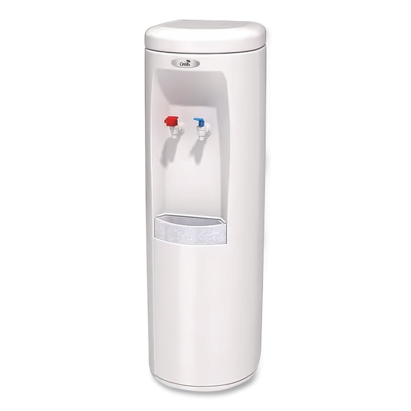 Oasis® Atlantis Hot and Cold Water Dispenser, 1.4 gal, 12.8 x 13 x 40.5, White (OAS504008) Each