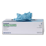 Boardwalk® Disposable Examination Nitrile Gloves, Powder-Free, X-Small, 5 mil Thick, 9.5" Long, Blue, 100/Box, 10 Boxes/Carton (BWK382XSCTA) Case of 1000