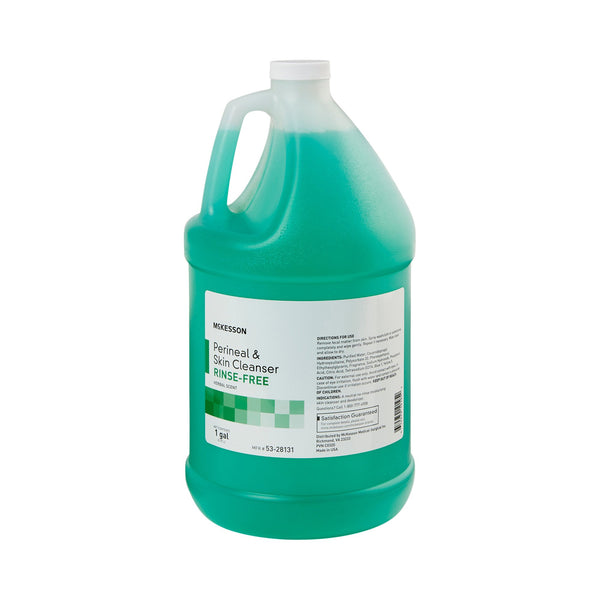 McKesson Rinse-Free Perineal Wash Liquid 1 gal. Jug Herbal Scent (579394_GL) 1/GL