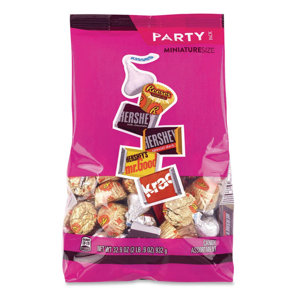 Hershey®'s Milk Chocolate Candy Mini Assortment, 32.9 oz Bag, 122 Individually Wrapped Chocolates (GRR22002588) Each