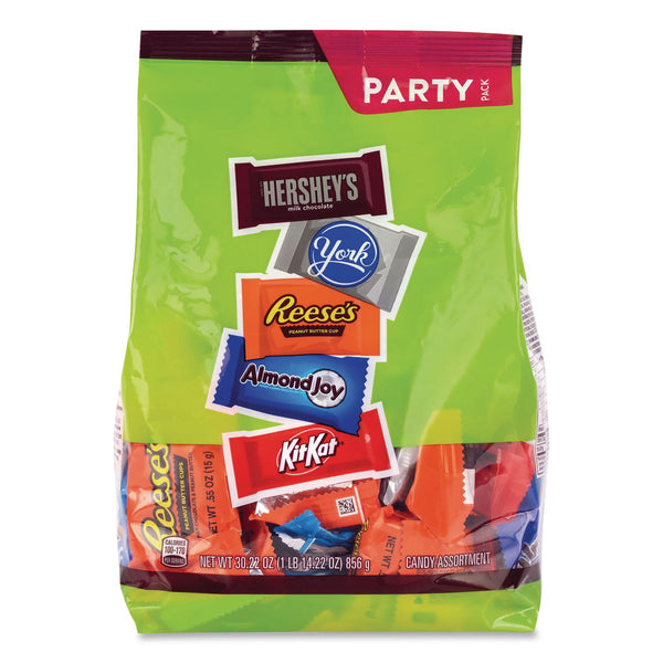 Hershey®'s Candy Snack Size Party Pack, 30.22 oz Bag, 58 Individually Wrapped Pieces (GRR22002590) Each