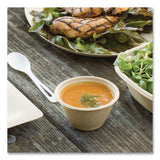 World Centric Fiber Bowls, 12 oz, 4.5" dia x 2.5" h, Natural, Paper, 500/Carton (WORBBSC12NLFP) Case of 500