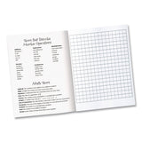 Learning Resources® Math Journal, Graph Ruled/College Ruled, Green Cover, (64) 9 x 7 Sheets, 10 Journals (LRNLER3468) Each