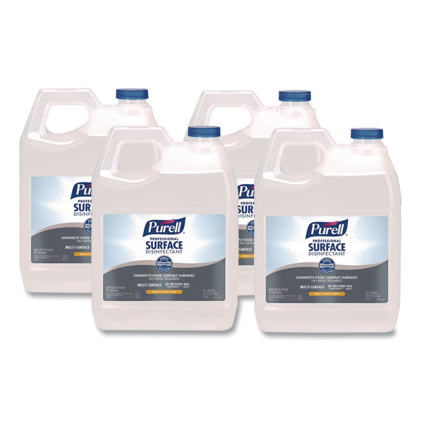 PURELL® Professional Surface Disinfectant, Fresh Citrus, 1 gal Bottle, 4/Carton (GOJ434204CT) Case of 4