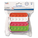 hand2mind® Ten-Frame Sensory Bubble Poppers, Pre-K to K, 6 Pieces (HDM95439) Each