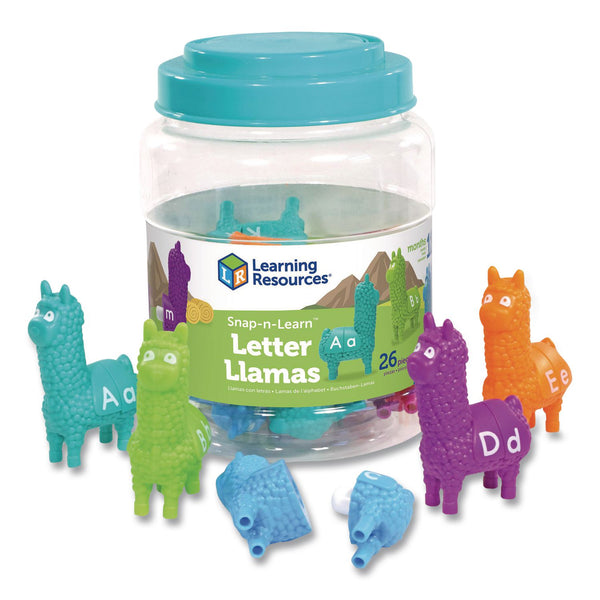 Learning Resources® Snap-n-Learn Letter Llamas, Pre-K, 26 Pieces (LRNLER6713) Each