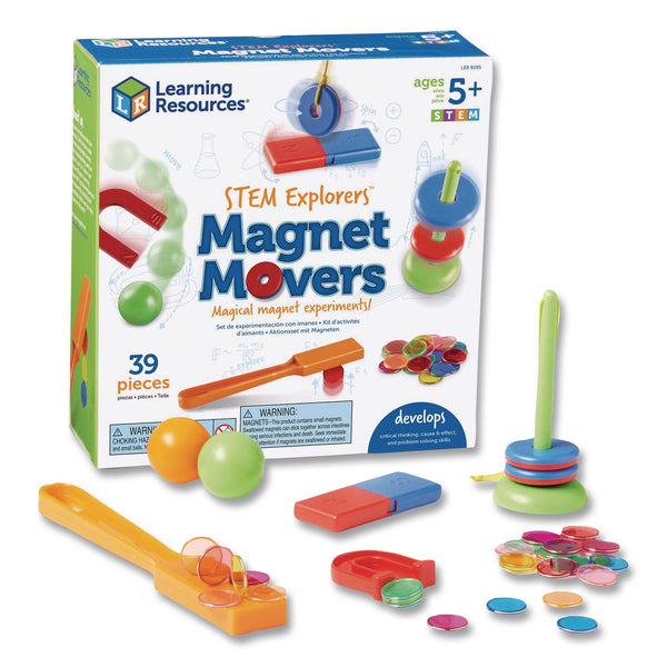 Learning Resources® STEM Explorers Magnet Movers, Grades K to 2, 39 Pieces (LRNLER9295) Each