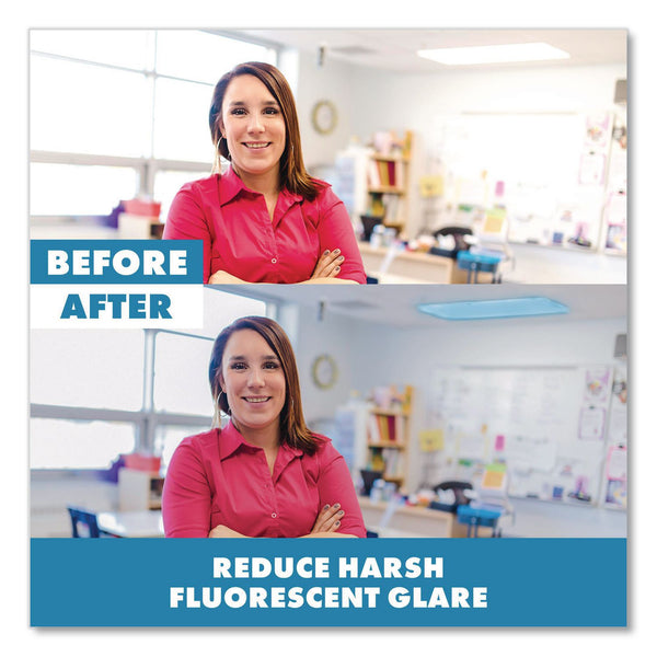 Educational Insights® Fluorescent Light Filter Covers, Rectangular, 2 ft x 4 ft, Tranquil Blue, 4 Covers (EII1230) Each