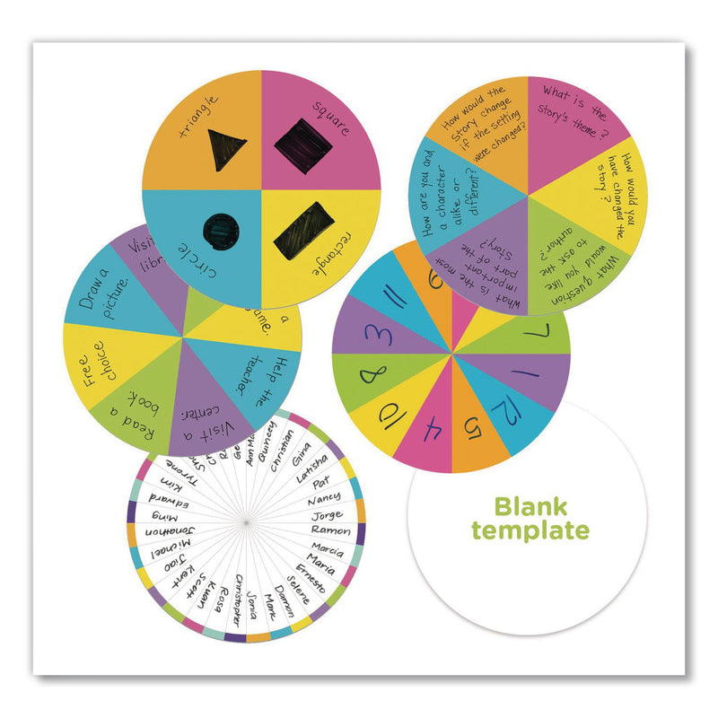 Educational Insights® Jumbo Magnetic Spin Wheel, 16" Diameter, Ages 3 and Up (EII1769) Each