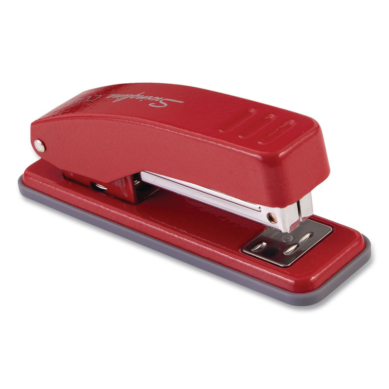 Swingline® Cub Compact Metal Staplers, 20 Sheet Capacity, Rio Red (SWI1070) Each