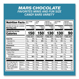 Hershey®'s Assortment Milk Chocolate/Mar's Chocolate Favorites, 30.22 oz Bag and 62.6 oz Bag/Carton (GRR60004054) Case of 2
