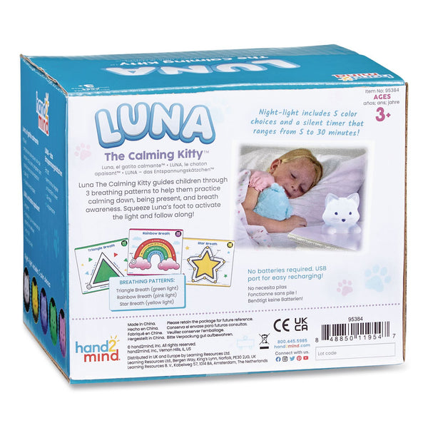 hand2mind® Luna the Calming Kitty, Ages 3 and Up, White (HDM95384) Each