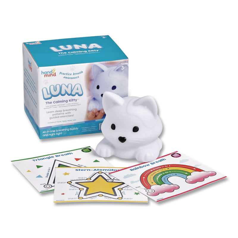 hand2mind® Luna the Calming Kitty, Ages 3 and Up, White (HDM95384) Each