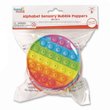 hand2mind® Alphabet Sensory Bubble Poppers, Pre-K to K, 6 Pieces (HDM95429) Each