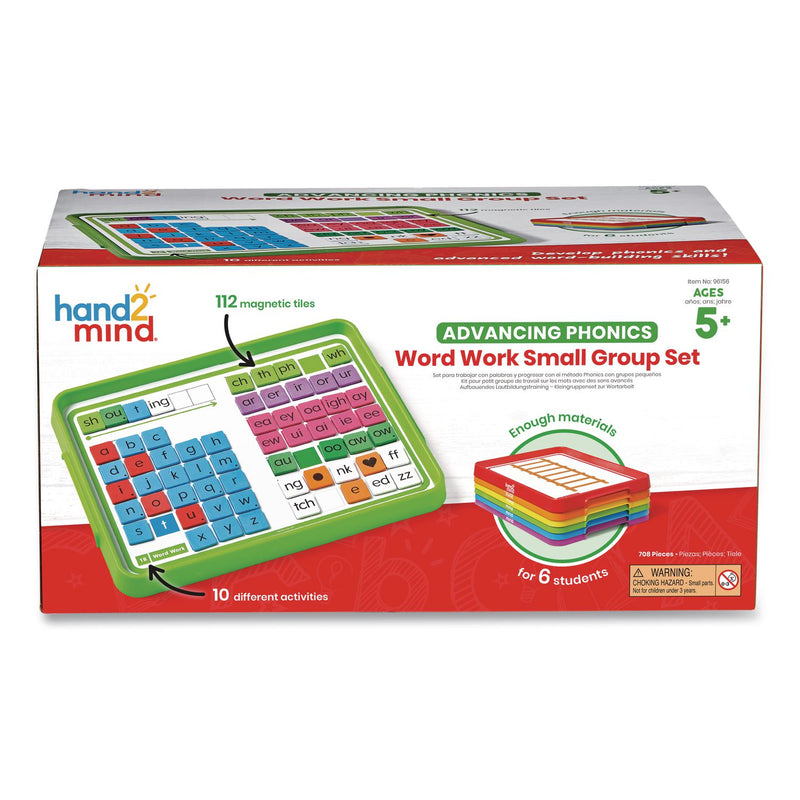 hand2mind® Advancing Phonics Word Work Small Group Set, 2 to 6 Players, Grades Pre-K to 2 (HDM96156) Each