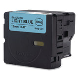 Brother P-Touch® Genuine P-Touch BTAG Label Tapes, 0.47" x 13.1 ft, Black on Light Blue (BRTBTAGL31) Each