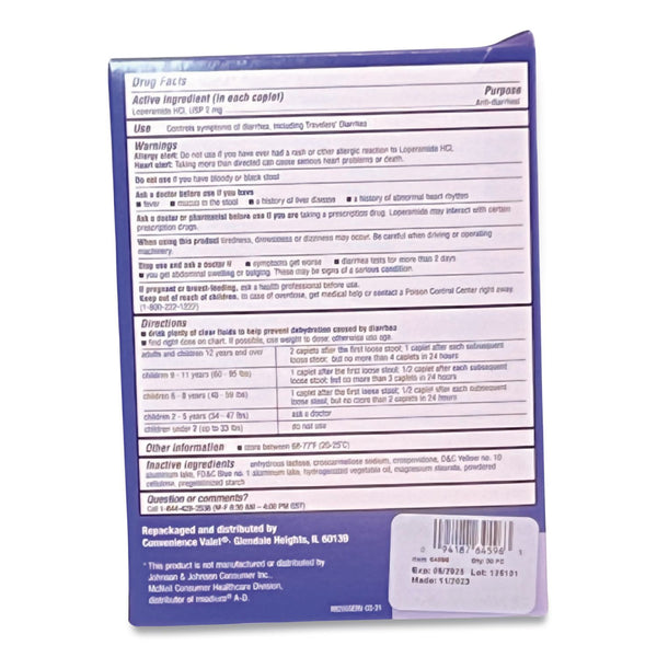 Lil' Drugstore® Anti-Diarrheal Relief, 30/Box (LIL64596) Box of 30