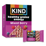 KIND Healthy Grains Energy Mixed Berry Bars, 1.4 oz Bar, 10/Box (KND67073) Box of 10