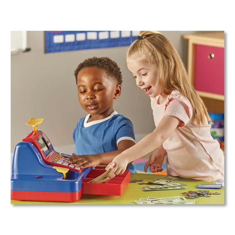 Learning Resources® Teaching Cash Register, Pre-K to K, 73 Pieces (LRNLER2690) Each