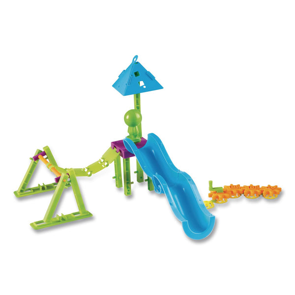 Learning Resources® Playground Engineering and Design Building Set, Grades Pre-K to 1, 104 Pieces (LRNLER2842) Each