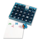 Learning Resources® Teacher Stamps, Assorted Messages, 1.5" x 1.5", 30 Stamps (LRNLER0678) Each