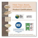 World Centric® Fiber Lids for Cups, Fits 10 to 20 oz Hot Cups, Natural, 1,000/Carton (WORCULFB12GNLF) Case of 1000