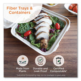 World Centric Fiber Containers, 60 oz, 7.5 x 9.8 x 2.7, Natural, Paper, 400/Carton (WORTRSC60LFP) Case of 400