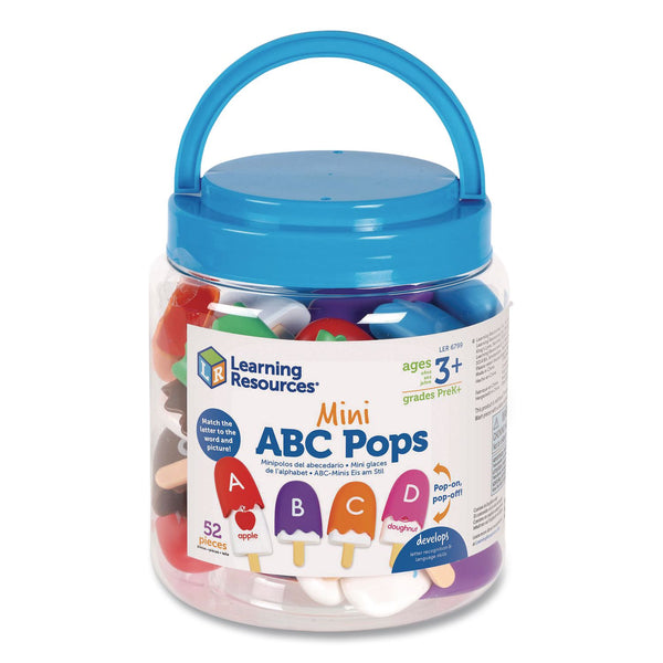 Learning Resources® Mini ABC Pops, Pre-K to K, 52 Pieces (LRNLER6799) Each