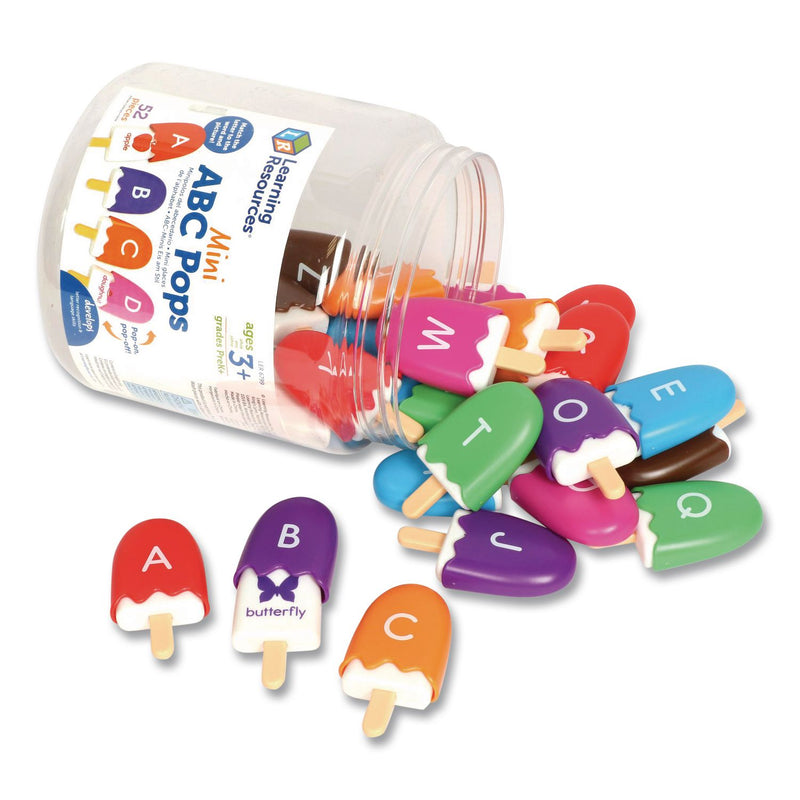 Learning Resources® Mini ABC Pops, Pre-K to K, 52 Pieces (LRNLER6799) Each